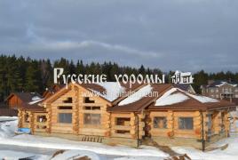 लकड़ी के मकानों की रूसी हवेली परियोजनाएँ