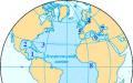 अटलांटिक महासागर कहाँ स्थित है?